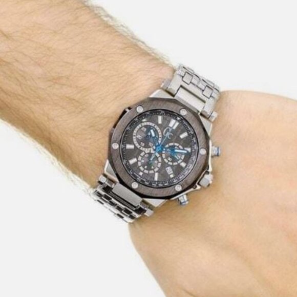 Gc Mens Gc-3 Chronograph Watch X72009G5S - Picture 1 of 14